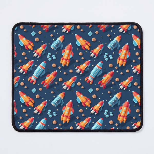 Item preview, Vibrant Rockets and Spaceships Odyssey | Seamless Pattern designed and sold by Adam Prettyjohns.
