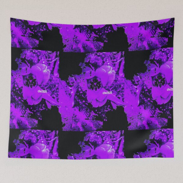 Item preview, Purple Floral Abstract (clw2020) designed and sold by Liz  Bajo Designs.
