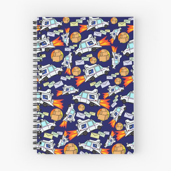 Item preview, Mail Truck Spaceship Print designed and sold by Sparkleweather.