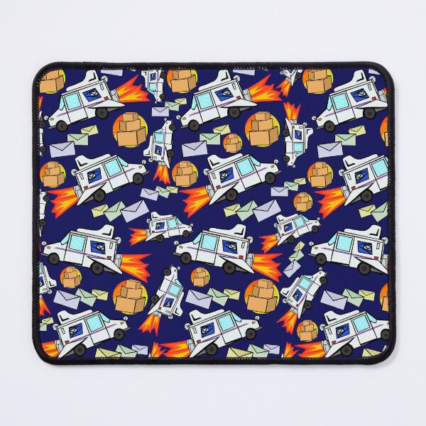 Item preview, Mail Truck Spaceship Print designed and sold by Sparkleweather.