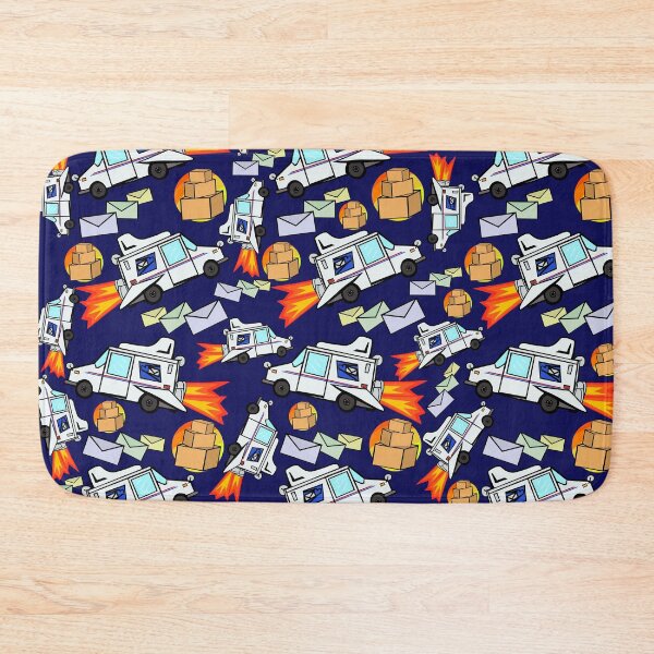 Item preview, Mail Truck Spaceship Print designed and sold by Sparkleweather.