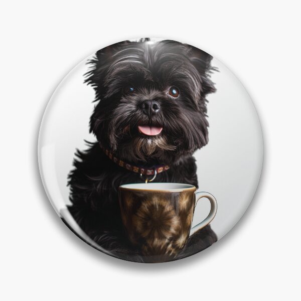 Item preview, Adorable Affenpinscher Coffee Art for Caffeine Lovers designed and sold by ClawedCreations.