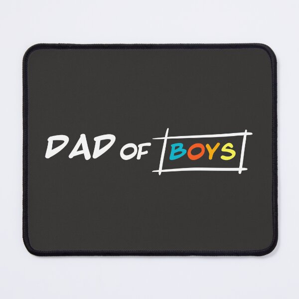 Item preview, Dad/ of boys design for Father's Day, Fun Design with retro colors. designed and sold by SHSDesigns.
