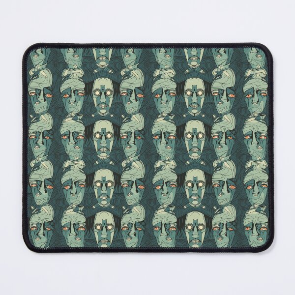 Item preview, Art Deco Zombie Pattern | Unique Vintage Horror Design designed and sold by Retro-ArtDeco.