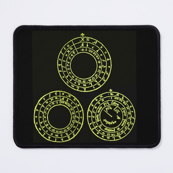 Item preview, Mystic Hermetic Rotulae from "Clavis Steganographiae" by Tritemeus, Frankfurt 1606 designed and sold by empanadilla.