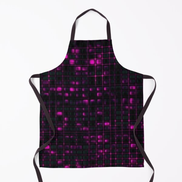 Item preview,  Magenta on Black Micro-Squares Glo-fi Color Spiralution designed and sold by Spiralution.