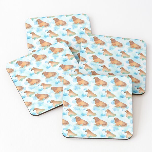 Item preview, Watercolor Platypus Pattern - Unique Art for Nature Lovers designed and sold by Retro-ArtDeco.