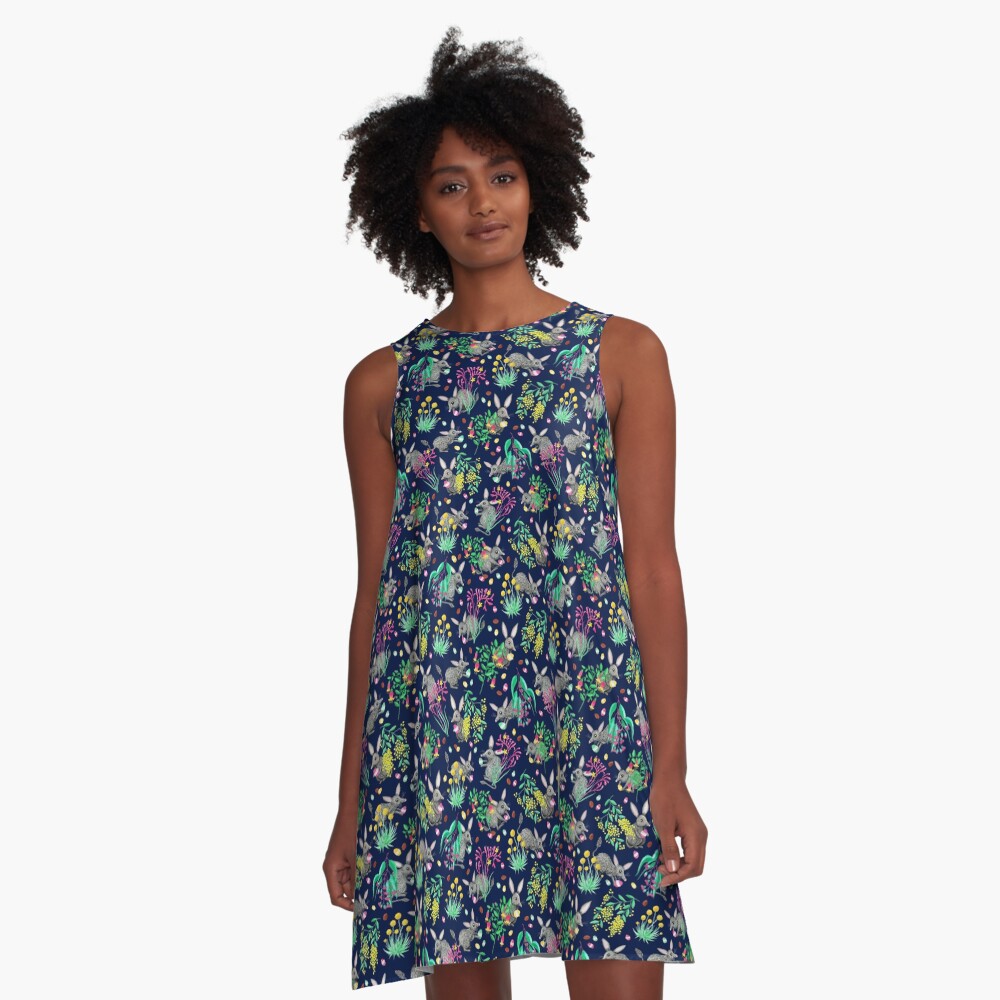 Item preview, A-Line Dress designed and sold by makemerriness.
