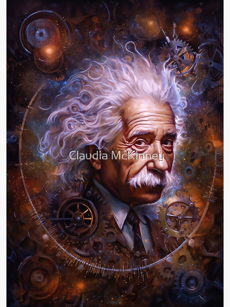 Thumbnail 3 of 3, Journal, Einstein designed and sold by phatpuppyart.