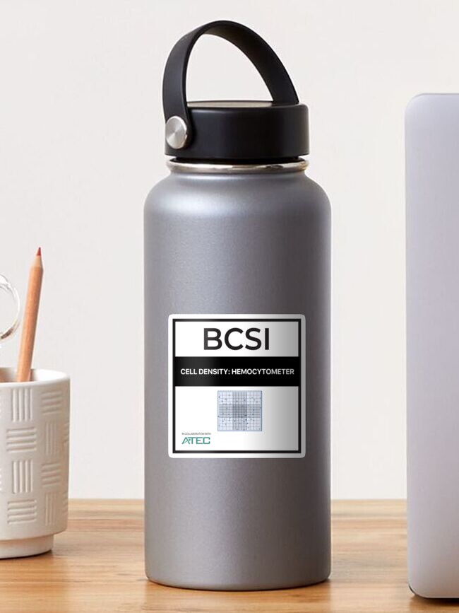 Thumbnail 1 of 3, Sticker, Cell Density Badge designed and sold by BCSI.