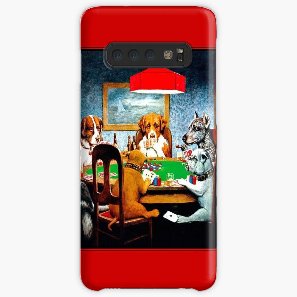 DOGS PLAYING POKER : Vintage C M Coolidge Print Samsung Galaxy Snap Case