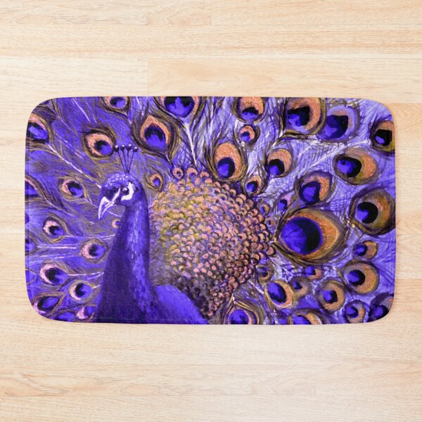 Item preview, Blue & Gold Peacock Design designed and sold by Nicola Morgan.