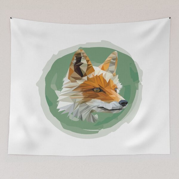 Item preview, Triangle fox designed and sold by Tharushika Dhananjaya.