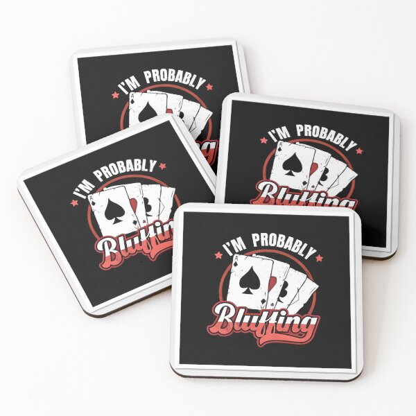 Item preview,  I'm Probabily Bluffing Sticker designed and sold by SplashPrint.
