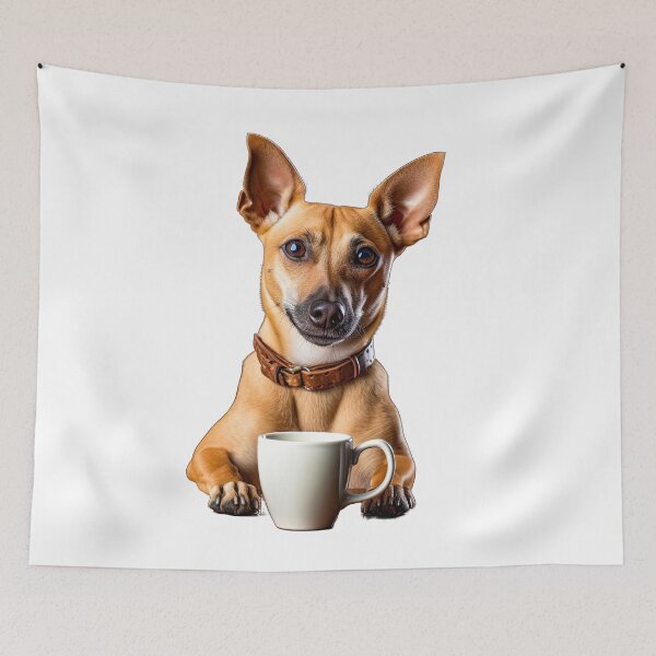 Item preview, Africanis Coffee Pup for Caffeine Lovers designed and sold by ClawedCreations.