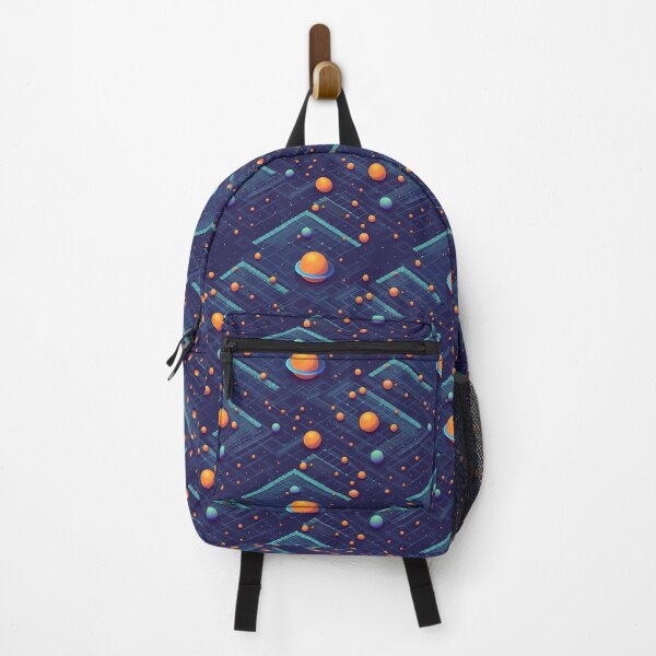 Item preview, Cosmic Orange Odyssey | Seamless Pattern designed and sold by Adam Prettyjohns.