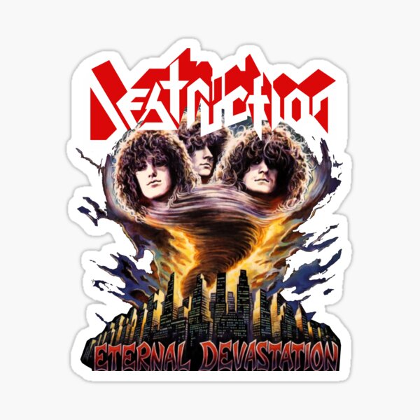 AWESOME TESTAMENTsticker graphic decal HEAVY METAL THRASH BAY Skolnick Billy