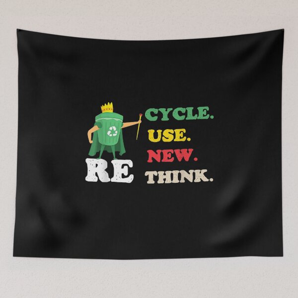 Item preview, Recycle Reuse Renew Rethink Crisis Environmental Activism designed and sold by xekoibama.