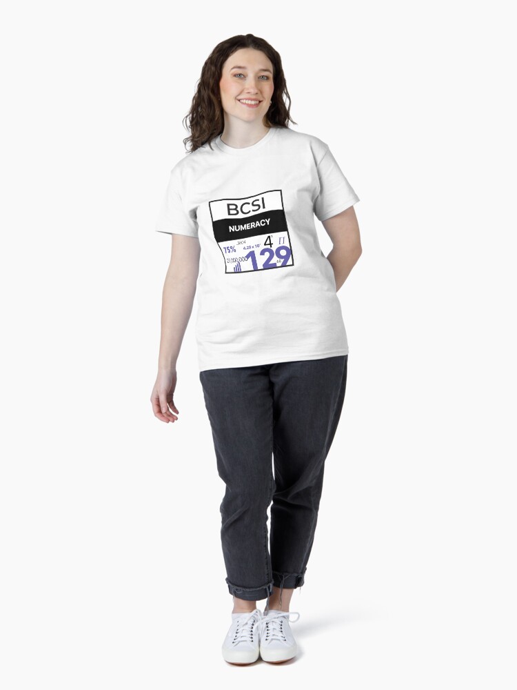 Thumbnail 4 of 7, Classic T-Shirt, Numeracy! designed and sold by BCSI.