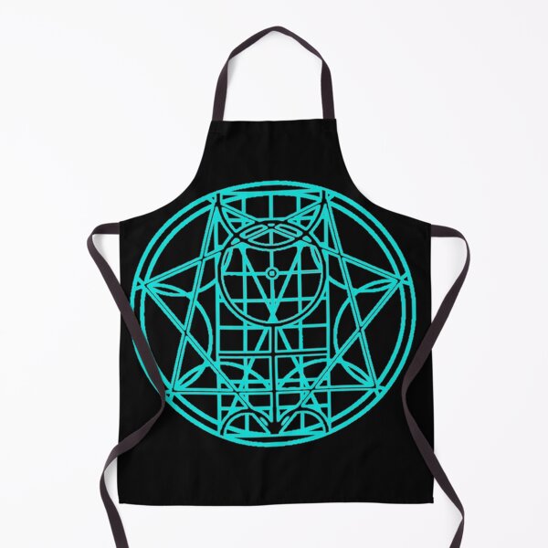 Item preview, The Circumference and the Hierolyphic Monad inside a circle in teal designed and sold by empanadilla.