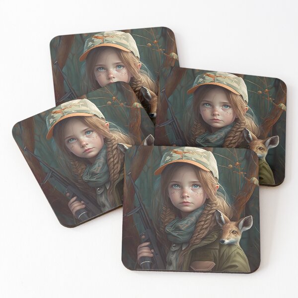 Item preview, Cute girl hunting designed and sold by mr-artt.
