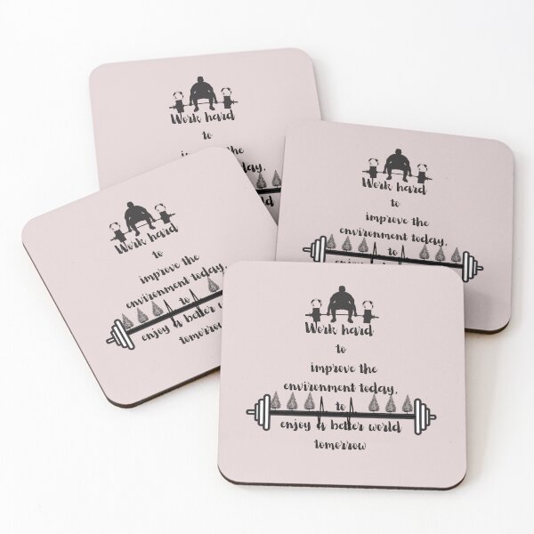 Item preview, fitness choalenge-Work hard to improve the environment today, to enjoy a better world tomorrow-environmental activism designed and sold by AOUISM.