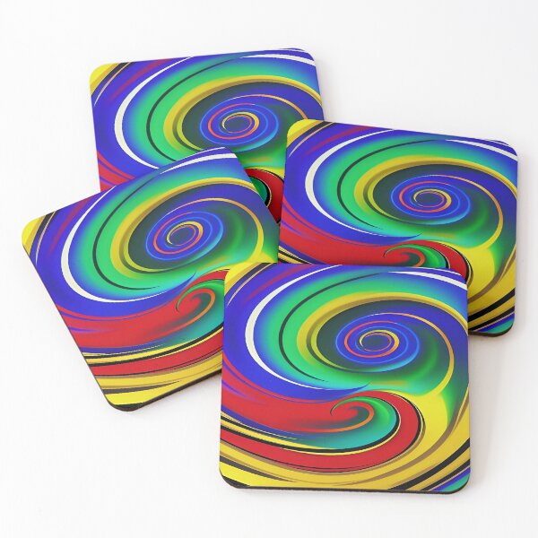 Item preview, Abstract Twirls and Swirls in Clockwise Spinning designed and sold by deniselynnimage.