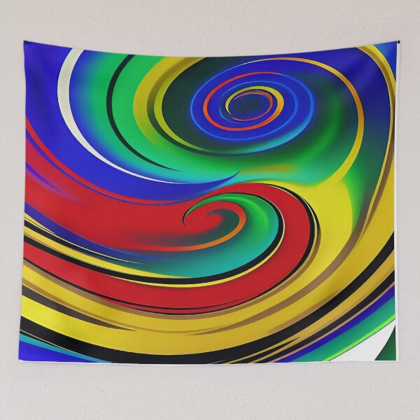 Item preview, Abstract Twirls and Swirls in Clockwise Spinning designed and sold by deniselynnimage.