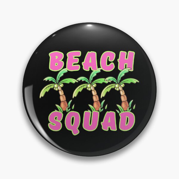 Item preview, Beach Squad Funny Beach Lover Retro Typography Quote designed and sold by thedazzlingmonk.