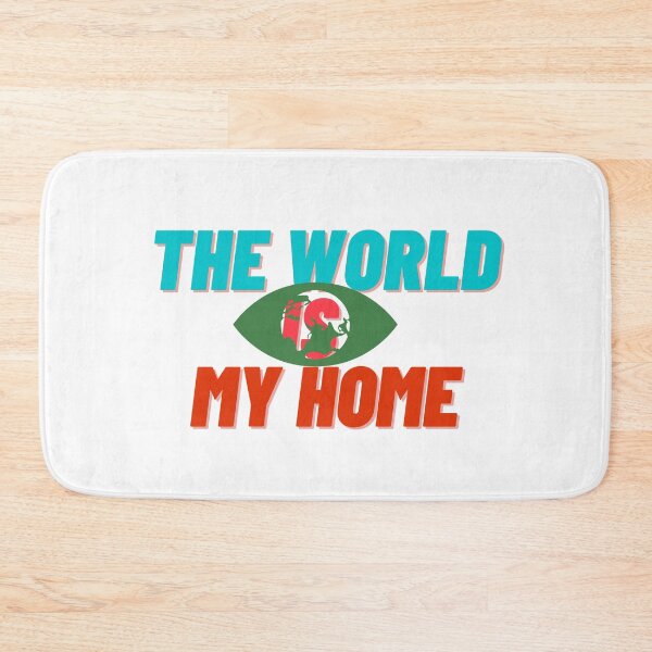 Item preview, The world is my home Design work for the awareness of caring for the planet. designed and sold by Billion-design.