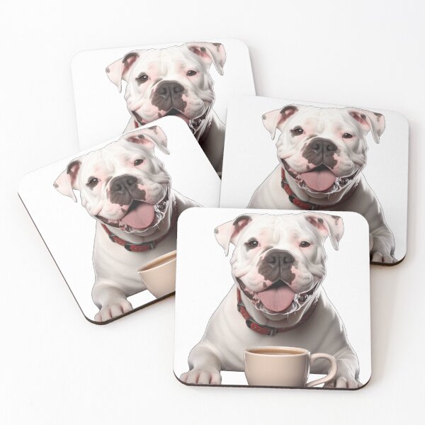 Item preview, American Bulldog Coffee for Caffeine Lovers designed and sold by ClawedCreations.