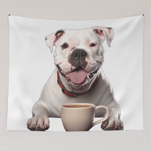 Item preview, American Bulldog Coffee for Caffeine Lovers designed and sold by ClawedCreations.