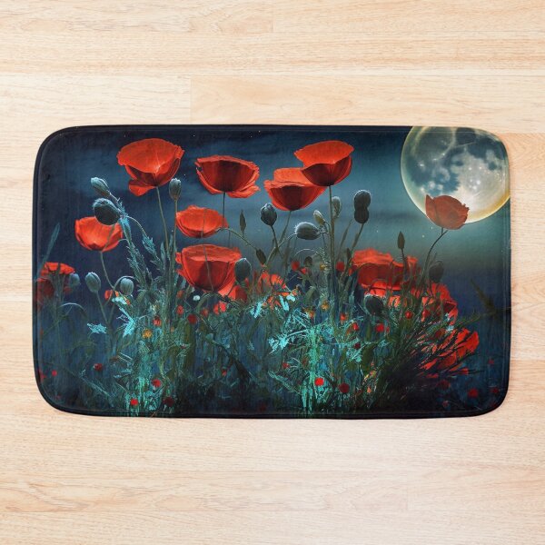 Item preview, Poppies in the moonlight designed and sold by knuppify.