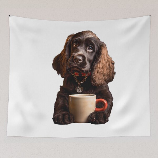 Item preview, American Cocker Spaniel Coffee for Caffeine Lovers designed and sold by ClawedCreations.