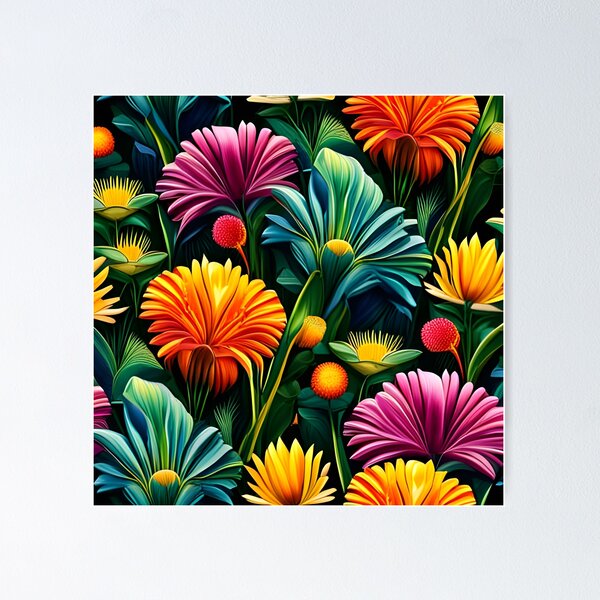 Item preview, Flowers pattern 2 designed and sold by BGM by AI.