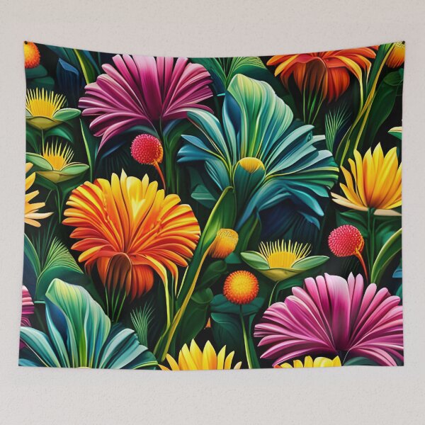 Item preview, patrón de flores 2 designed and sold by BGM by AI.