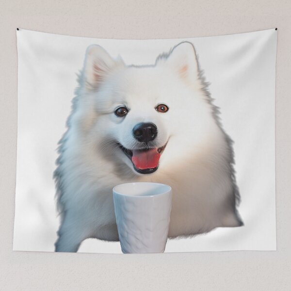 Item preview, American Eskimo Dog Coffee for Caffeine Lovers designed and sold by ClawedCreations.
