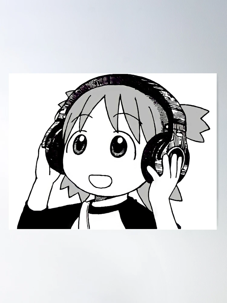 Poster Yotsuba Headphones