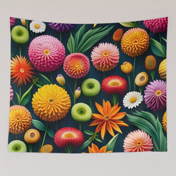 Item preview, patrón de flores 4 designed and sold by BGM by AI.
