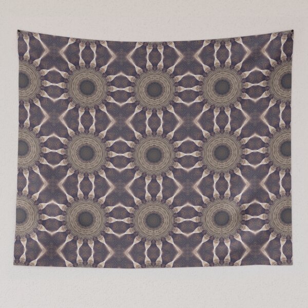 Item preview, Mushroom Hyphae texture Kaleidoscope Pattern 22 designed and sold by Swabcraft.