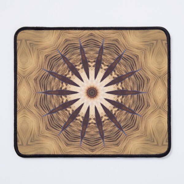 Item preview, Mushroom Hyphae texture Kaleidoscope Pattern 26 designed and sold by Swabcraft.