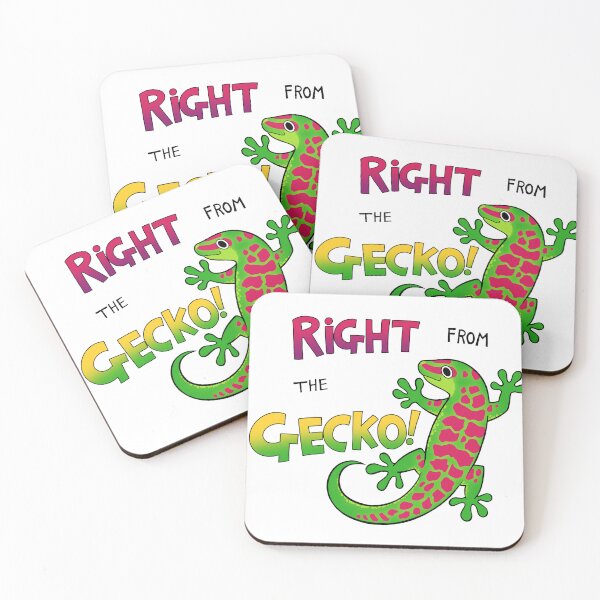 Item preview, Right from the Gecko! designed and sold by DinoDoggie.