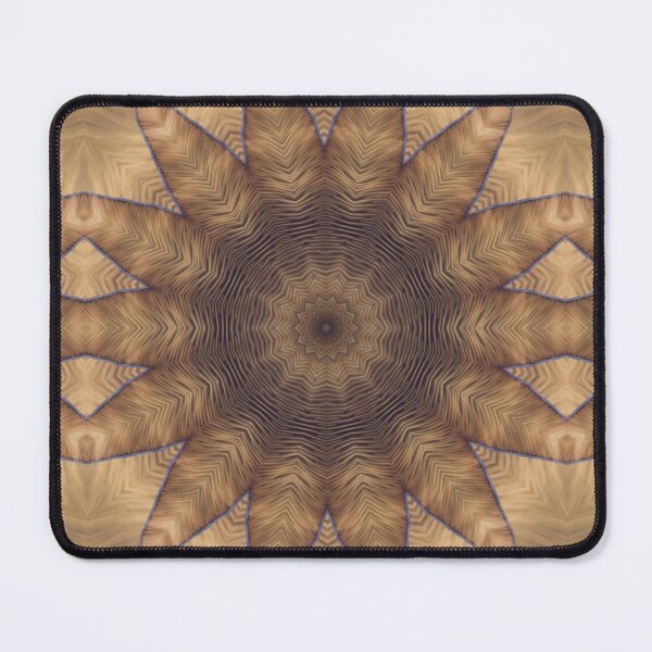 Item preview, Mushroom Hyphae texture Kaleidoscope Pattern 27 designed and sold by Swabcraft.