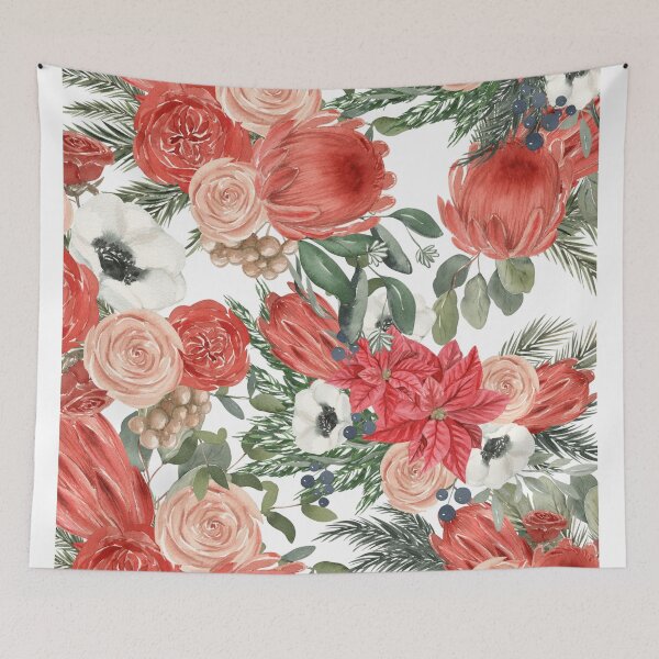 Item preview, Lush Protea Botanical Pattern  designed and sold by rafiaarts.