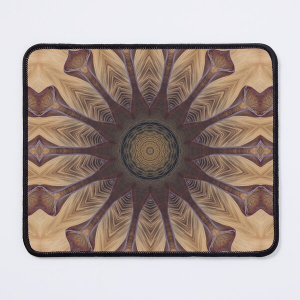 Item preview, Mushroom Hyphae texture Kaleidoscope Pattern 28 designed and sold by Swabcraft.