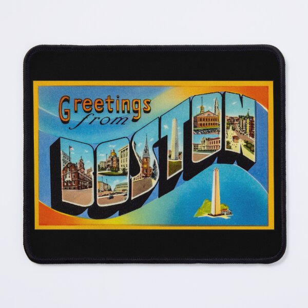 Item preview, Greetings from Boston, Massachusetts. This digitally restored 1930's era vintage postcard is perfect gift for the Boston, MA lover and features many historic landmarks designed and sold by BBTravels.