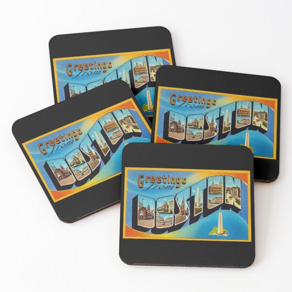 Item preview, Greetings from Boston, Massachusetts. This digitally restored 1930's era vintage postcard is perfect gift for the Boston, MA lover and features many historic landmarks designed and sold by BBTravels.