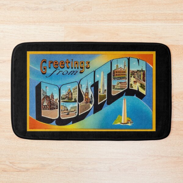 Item preview, Greetings from Boston, Massachusetts. This digitally restored 1930's era vintage postcard is perfect gift for the Boston, MA lover and features many historic landmarks designed and sold by BBTravels.