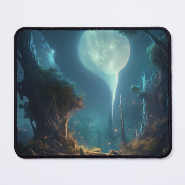 Item preview, Cosmic Serenity: A Digital Painting of Nighttime Wonder designed and sold by oanaunciuleanu.