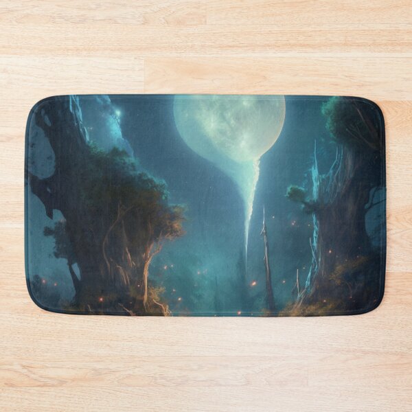 Item preview, Cosmic Serenity: A Digital Painting of Nighttime Wonder designed and sold by oanaunciuleanu.